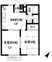 ヒルサイド悠の物件間取画像